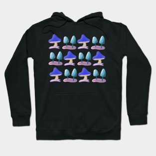 Magical mushroom pattern Hoodie